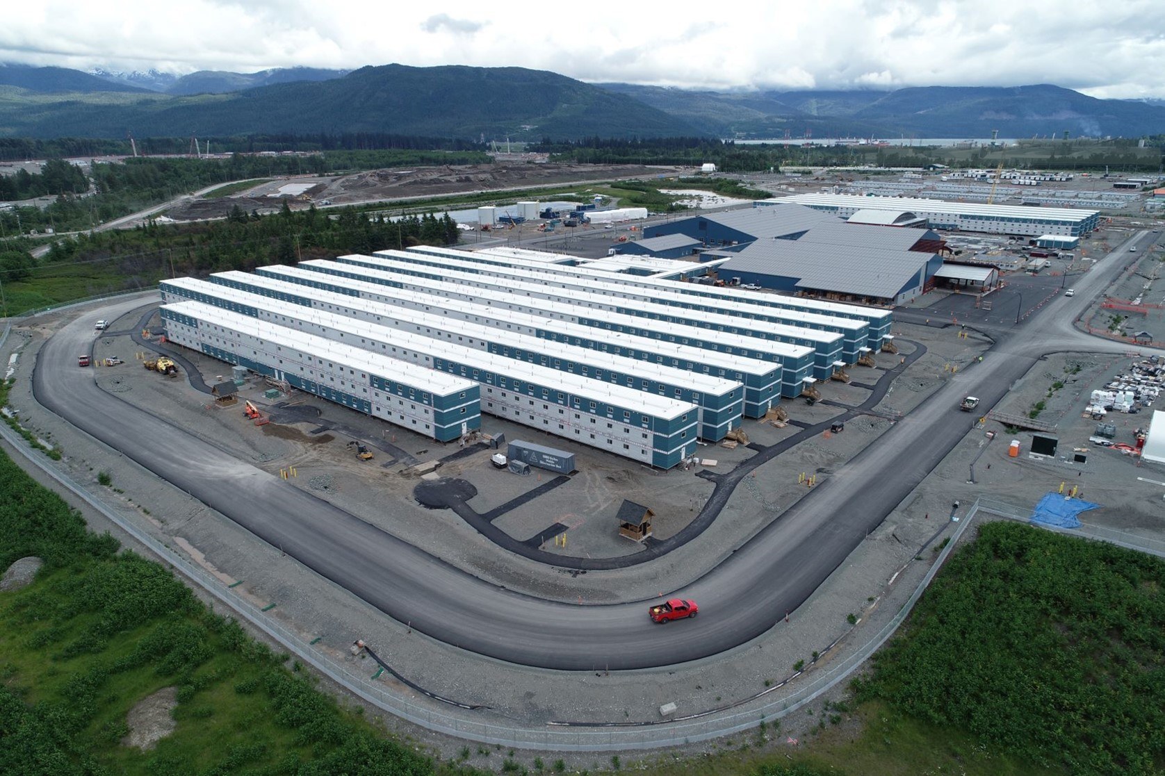LNG canada cedar valley remote industrial